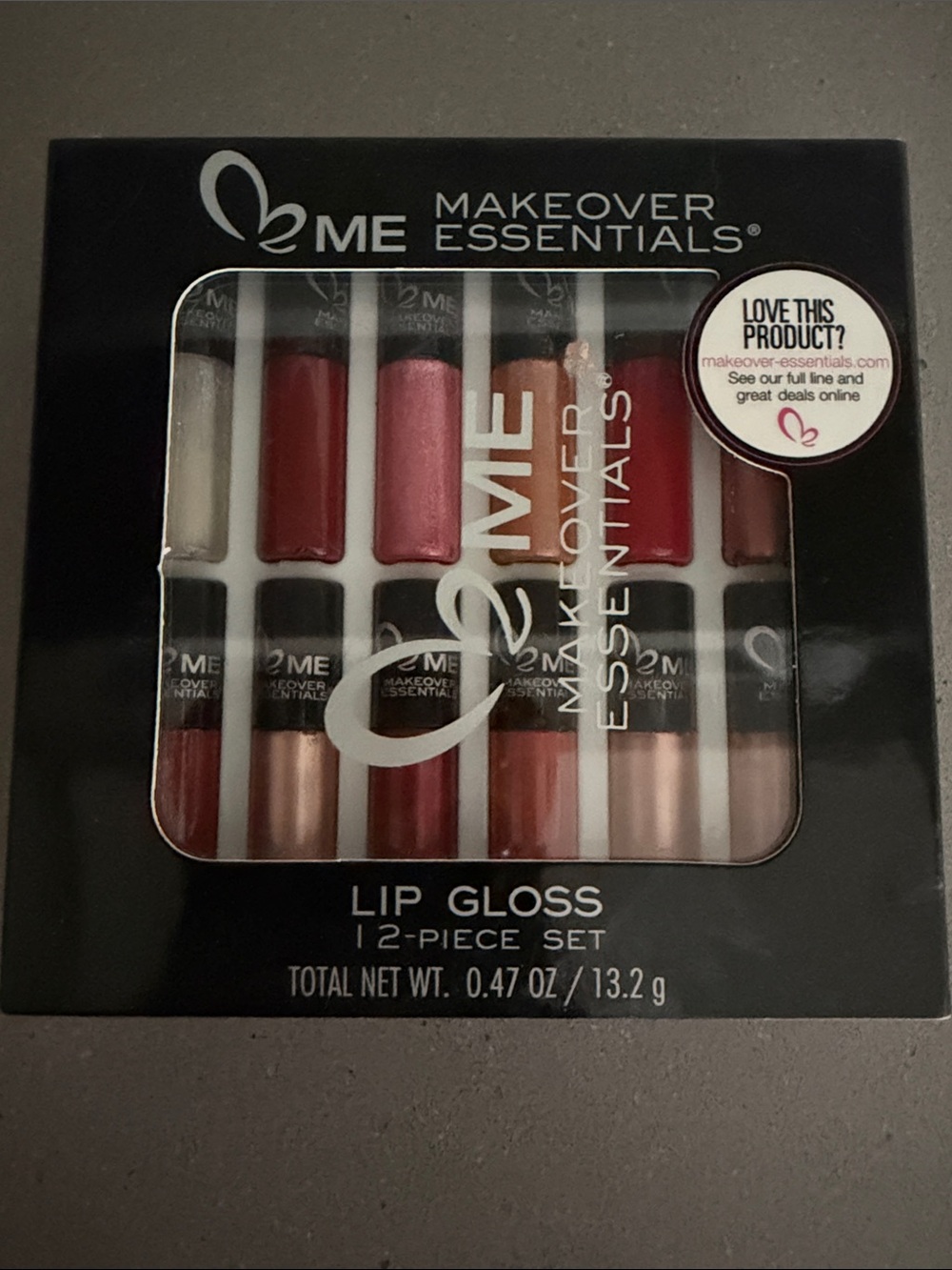 ME Makeover Essentials Lip Gloss Set - Pink, Red, Rose & Nude Tones